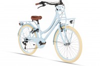 Cortego Transporter Meisjesfiets 22 Inch - 7 Versnellingen - Blauw