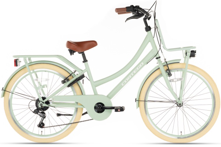 Cortego Transporter Meisjesfiets 22 Inch - 7 Versnellingen - Groen