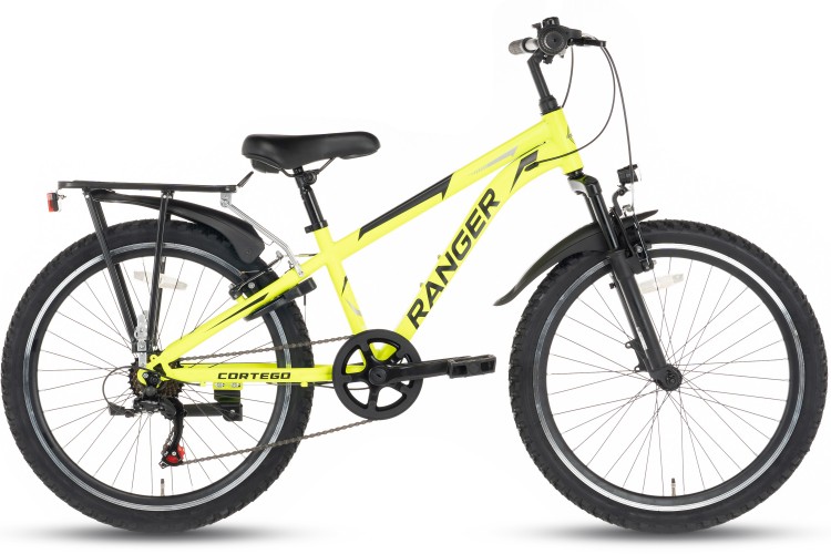 Cortego Ranger Plus Jongensfiets 24 Inch Fluogeel 7-Speed