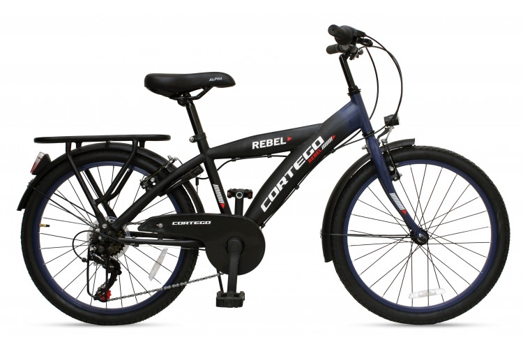 Cortego Rebel Jongensfiets 24 Inch Blauw - 7 Versnellingen