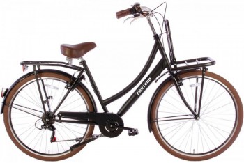 Cortego Transportfiets 28 inch Mat-Zwart - 7 Versnellingen