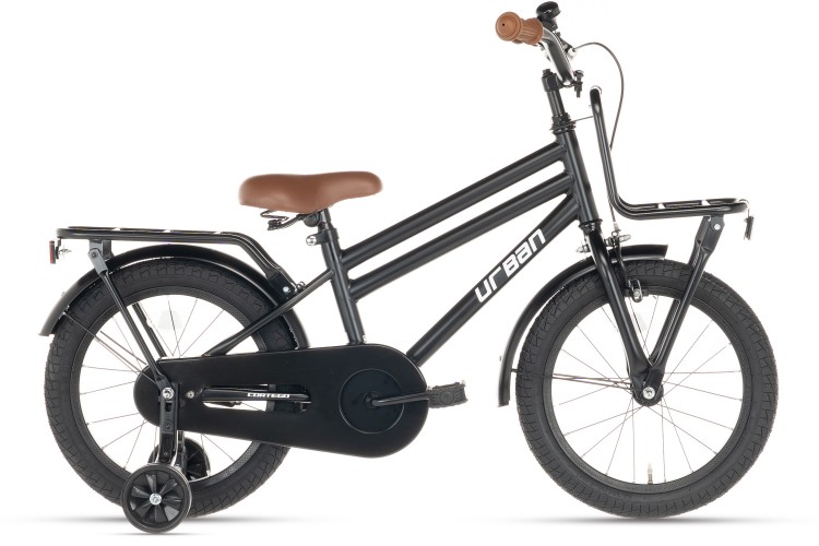 Spirit Urban Jongensfiets Mat-Zwart 16 inch