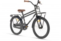 Cortego Urban Jongensfiets Mat-Zwart 22 inch