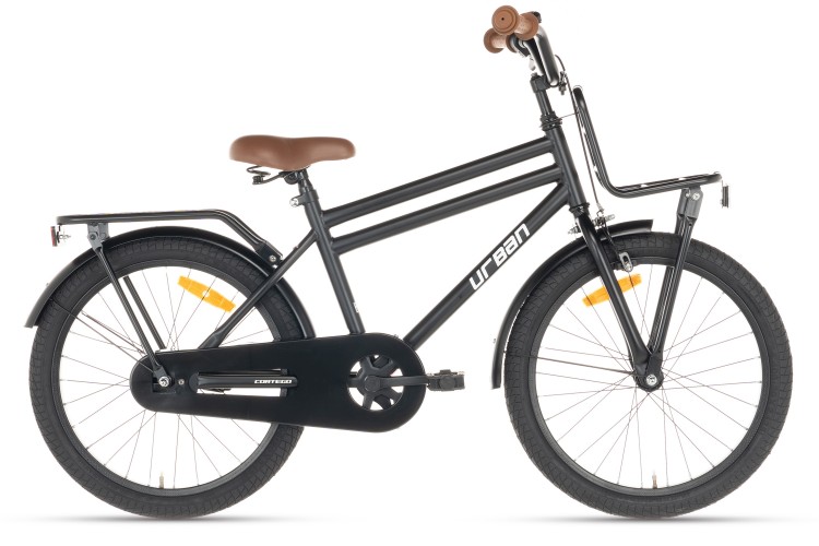 Cortego Urban Jongensfiets Mat-Zwart 22 inch