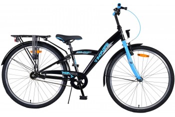 Volare Thombike Jongensfiets Zwart Blauw 26 Inch