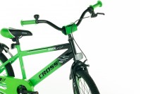 Spirit BMX Cross Jongensfiets groen 18 Inch