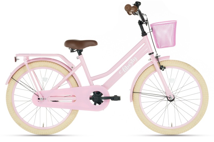 Spirit Liberty Meisjesfiets Roze 20 Inch + Mand