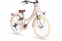 Cortego Transporter Meisjesfiets 26 Inch - 7 Versnellingen - Zalm