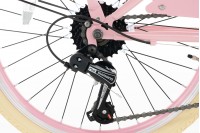 Cortego Transporter Meisjesfiets 22 Inch - 7 Versnellingen - Roze