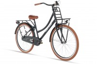 Cortego Transporter Meisjesfiets 26 Inch Mat-Zwart