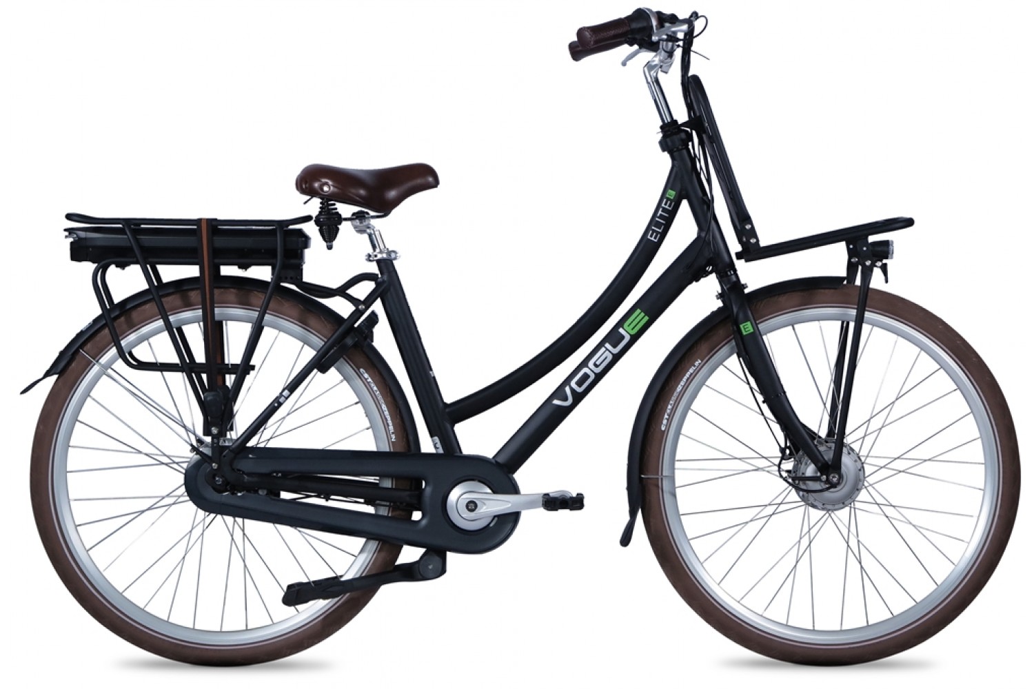 Zuidelijk Overtreffen adverteren Vogue Elite Elektrische Fiets N7 Mat-Zwart | City-Bikes.nl