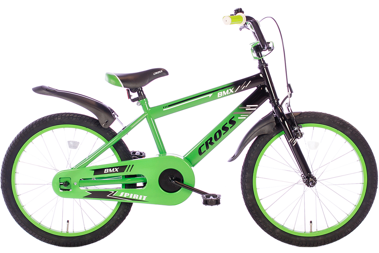 Afleiden volwassen Bediende Spirit BMX Cross groen 22 Inch jongensfiets | City-Bikes.nl