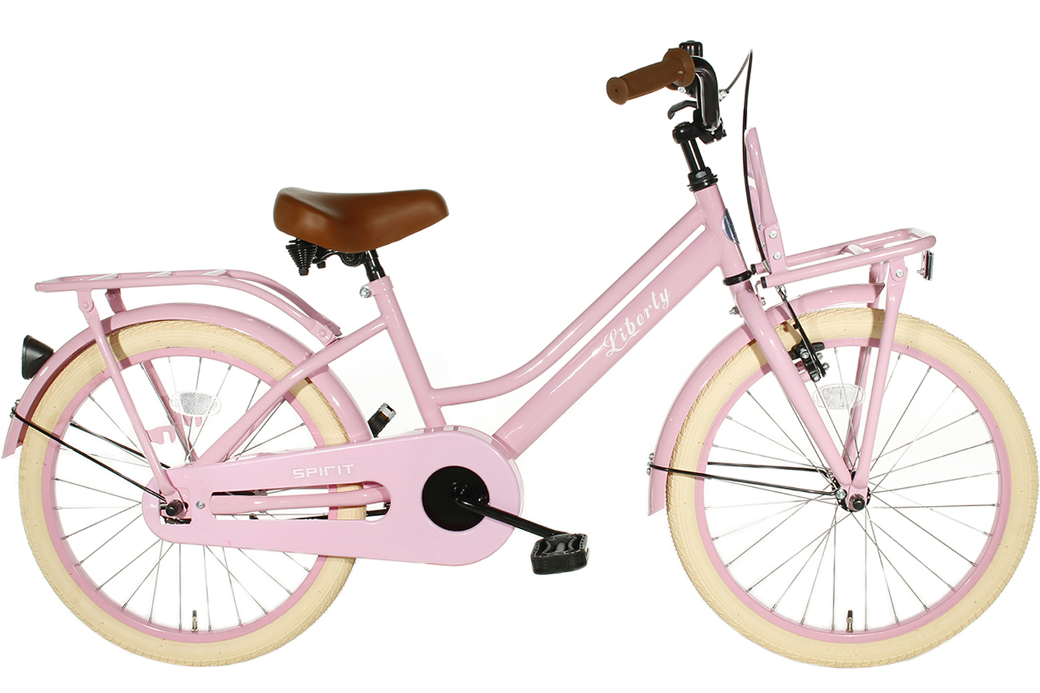 restjes bezig dienblad Spirit Liberty Meisjesfiets Roze 22 Inch | City-Bikes.nl