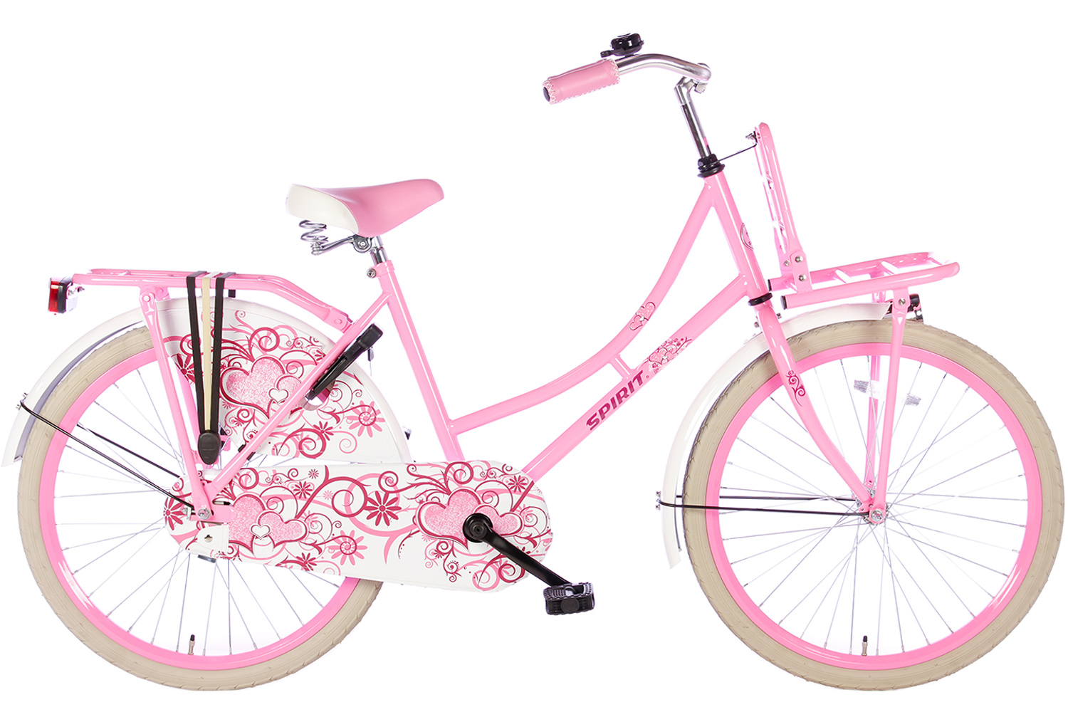 Bende mentaal Fotoelektrisch Spirit Omafiets Roze 24 inch - Meisjesfiets | City-Bikes.nl
