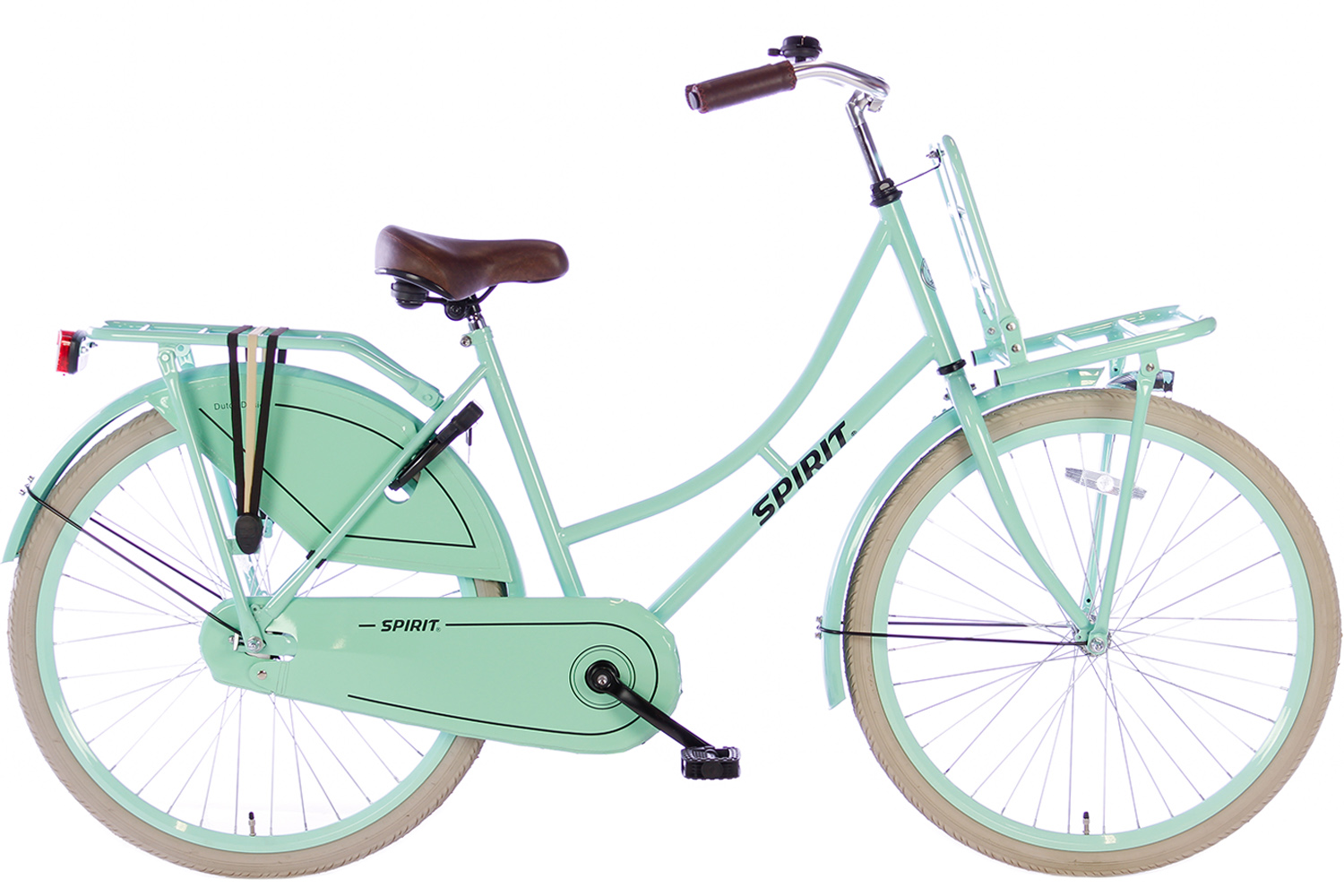 Haan wij Haarzelf Spirit Omafiets Groen 22 inch - Meisjesfiets | City-Bikes.nl